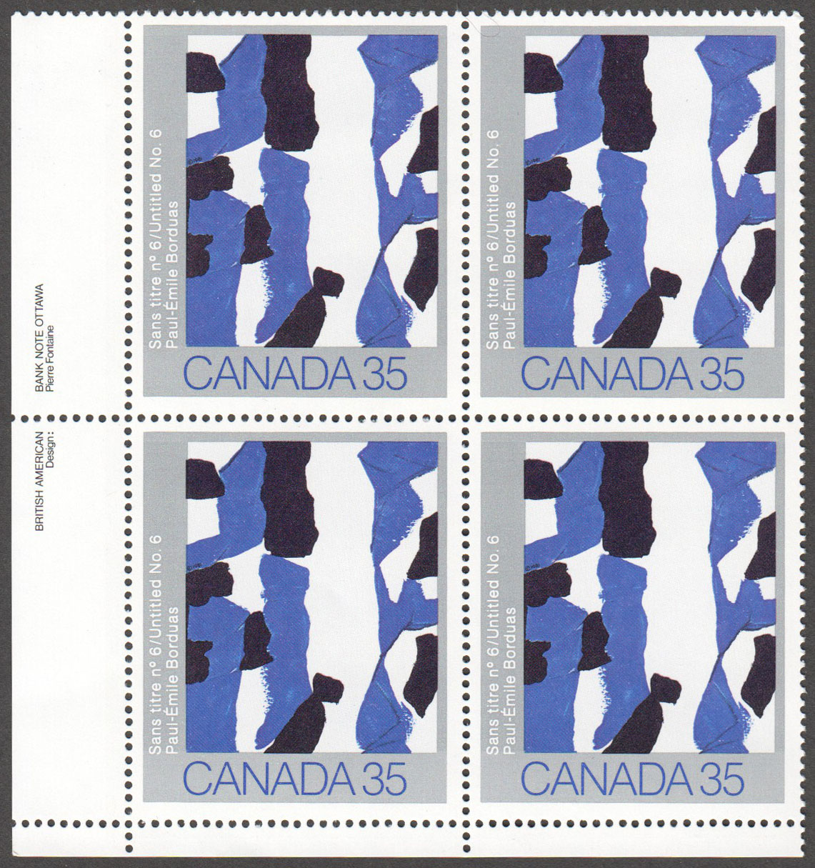 Canada Scott 889 MNH PB LL (A10-4) - Click Image to Close